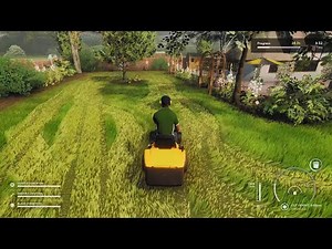 Lawn mowing simulator i cut the grass at home