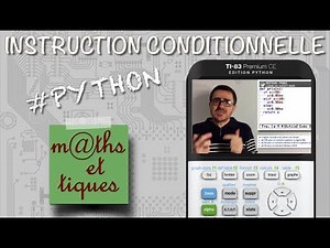 PYTHON: Conditional Statement (IF) - TI-83 Premium Tutorial