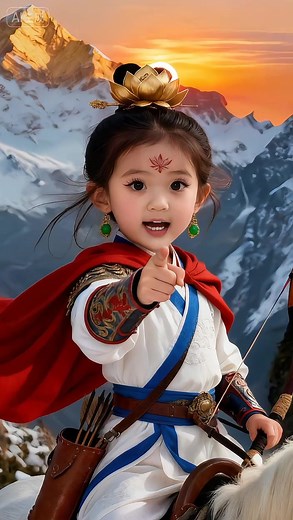 221K views · 10K reactions | #女俠 #萌娃 #英姿颯爽 #即夢ai | 万大姚 | Facebook