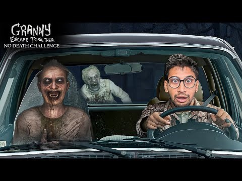 NEW ENDING CUTSCENE IN GRANNY ESCAPE TOGETHER | CAR ESCAPE FULL GAMEPLAY