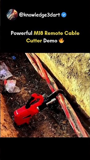Powerful M18 Remote Cable Cutter Demo 🔥
