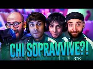SQUID GAME 4 CON BLUR MARZA MANUUXO ZAZZONE E PESH - CHI SOPRAVVIVE VINCE NIENTE