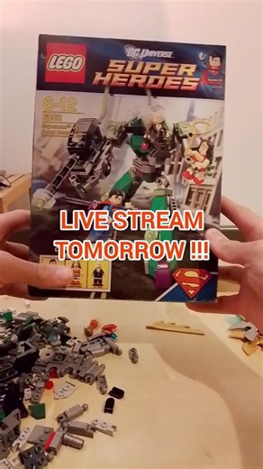 Live On Saturday!! #lego #livestream #new #dcu #superman #set #preview #build #mech #superheros