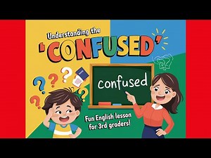 Understanding the Word ‘Confused’ | Fun English Lesson for 3rd Graders!