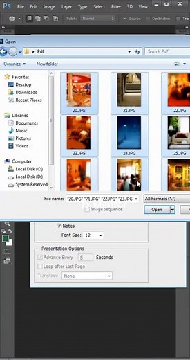 How to make pdf file in Adobe Photoshop | Export Multiple images as Pdf #photoshoptutorial