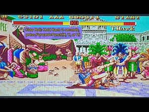 Vega's Special Moves - Super Street Fighter 2 Sega Genesis