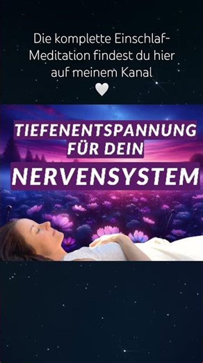 Deeply relax your nervous system 🩷 #innerpeace #innercalm #fallingasleep #meditation