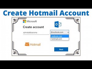 How to create hotmail Email Account-Create Outlook Account-Create-E-Mail