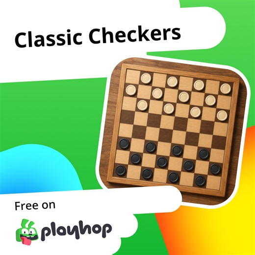 Classic Checkers: Play Online For Free On Playhop