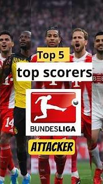 Top 5 Bundesliga top scorers #football #top5football #bundesliga