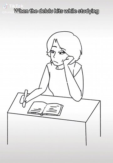 When the Delulu Hits: Animation Art That's Relatable and Fun