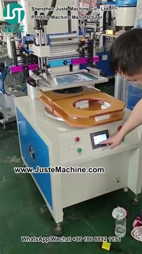 How To Use 2 Station Screen Printing Machine for Flat Item #screenprint #screenprinting