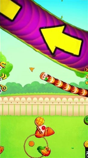 worms zone io gameplay 2#short video