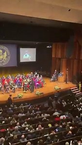 From 1969-1975, Marie Jones attended Dal for her Master of Arts degree, but due to family circumstances did not graduate at that time. Today, 48 years later at the age of 92, we're so pleased to award her a degree and have her on stage to receive a standing ovation! #DalProud | Dalhousie University