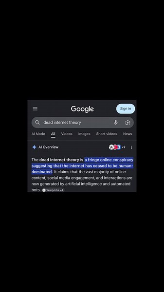 Dead internet theory #deadinternettheroy #dead #bot #fyp #scary | dead internet