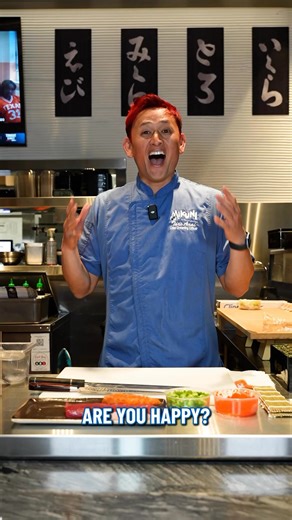 Here's the background story to our Happy Roll served at any of our locations ❤️🍣 | Mikuni Japanese Restaurant and Sushi Bar
