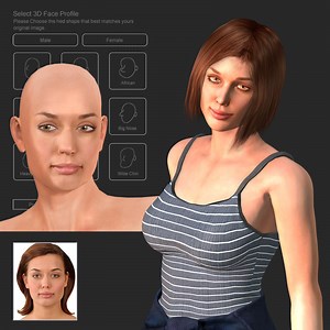 Realistic Full Body Avatar Creator