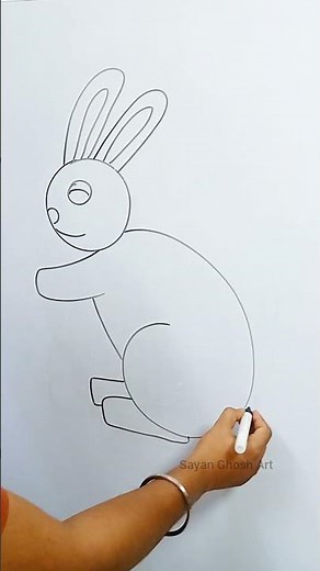 Unlocking New Rabbit Drawing 🐰 | Easy Step by Step Rabbit Drawing for Beginners