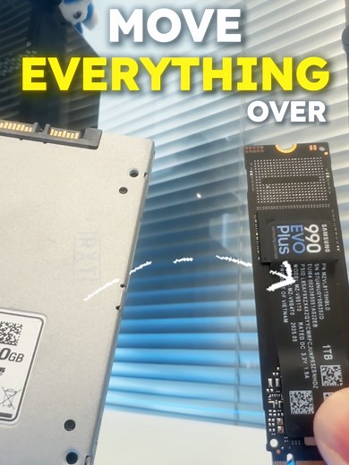 How to Migrate Data to M.2 SSD #pctips #techtips #nvme #m2ssd #datatransfer
