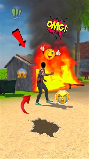 KALU NE AAG BUJHAI 😥 || INDIAN VEHICLE SIMULATOR 3D || #shorts #viral #indianvehiclessimulator3d