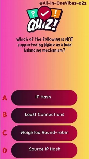 Which of the following is NOT supported by Nginx as a load balancing mechanism?