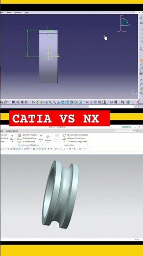 CATIA VS NX Part design /HoW to Design...
