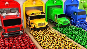 470K views · 7.8K reactions | Learn Colors Construction Vehicle Toys and Magic Water Slide for Kids Nursery Rhymes & Kids Songs | Surprise Kids TV | Facebook