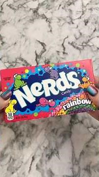 Nerds Rainbow Candy Movie Theater Box! #shorts #satisfyingvideo #asmr #candy