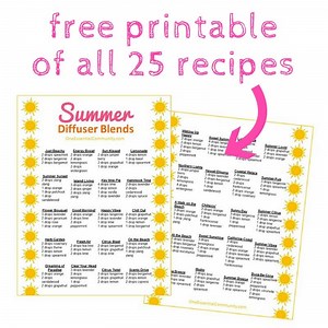 ☀️ 25 essential oil diffuser blends for summer ☀️ 👇 RECIPES PRINTABLE 👇 http://oneessentialcommunity.com/25-of-the-best-summer-essential-oil-diffuser-recipes-with-free-printable/ | One Essential Community