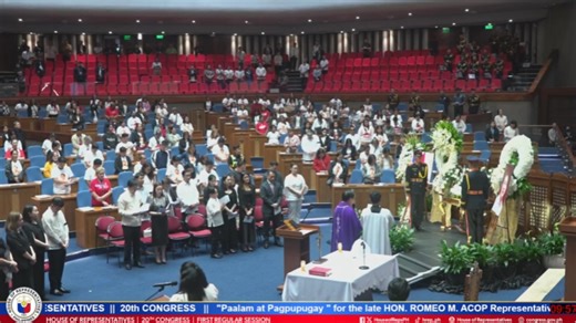 LIVE | House of Representatives holds memorial service for the late Rep. Romeo Acop (December 29, 2025) | News5