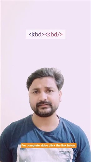 Kbd Tag in HTML #shorts #youtubeshorts #htmltutorial