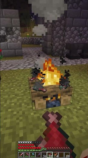 campfires in minecraft for infinite fuel cooking tutorial