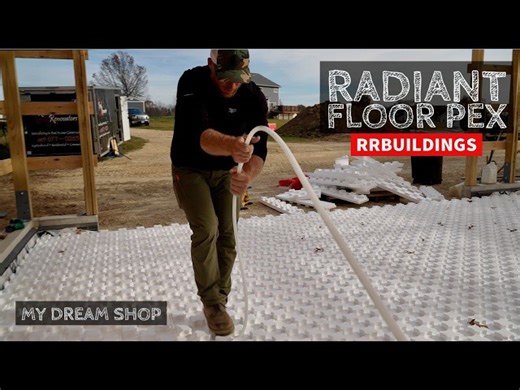 My Dream Shop Ep. 19: Installing Radiant Heat PEX Tubing