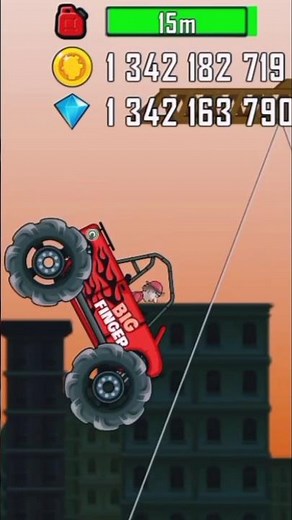 Hill Climb Racing game crazy video #hillclimbracing