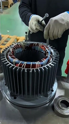 Amazing Long Shaft Motor Assembly! Watch Precision Engineering in Action ⚙️✨