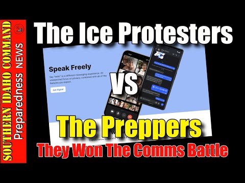 Extreme Left ICE Protesters Have Won The Comms Battle | Lessons For Preppers & Patriots.