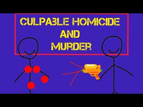 CULPAPBLE HOMICIDE &MURDER| DIFFERENCE BETWEEN CULPABLE HOMICIDE AND MURDER|CASE LAWS