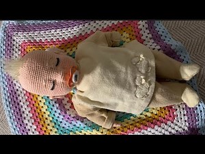 Bebe amigurumi en tamaño real. La hora del reto