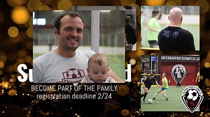 Join one of our Sunday Coed Divisions and not only play soccer but become part of the Arizona Sports Complex family. Registration deadline is 2/24 so call 623-587-7171 today to reserve your spot. | Arizona Sports Complex | Facebook