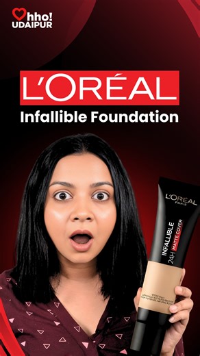 Ohho Raipur - News, Events & Must-Dos on Instagram: "Just tried the L’Oreal Infallible 24-hour matte full coverage foundation and I am impressed 😍 The squeezy tube makes application super easy. It blends instantly, gives full coverage with a natural skin-like finish. No caking, no dryness—just flawless, summer-ready skin ✨ For makeup that lasts all day, this L’Oreal foundation is a must-have Follow @ohhoraipur for more beauty tips and product reviews #ohhoraipur #LOreal #InfallibleFoundation #F