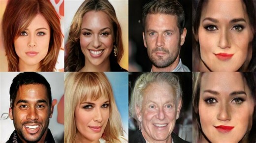 Nvidia's AI Creates Artificial Human Faces from Celebrity Photos