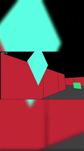 Python 3D Engine Test #shorts #python #pythonprogramming