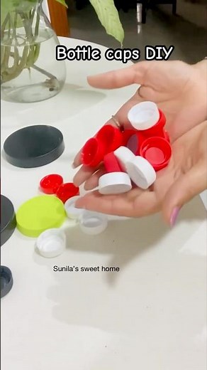 Bottle Caps reuse idea / Eco friendly DIY #easydecor
