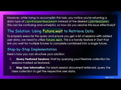 How to Efficiently Query Firestore for Multiple Documents in Flutter