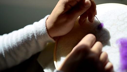 Have a relaxing and creative time with my needle felting kit