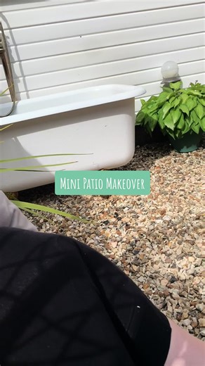 Mini Patio Makeover: Transforming Concrete into a Beautiful Outdoor Space