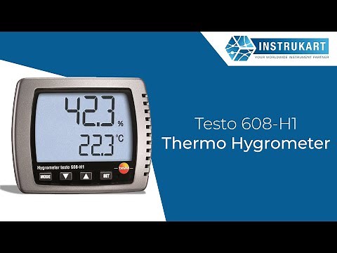 Testo 608H1 Thermo Hygrometer | Instrukart