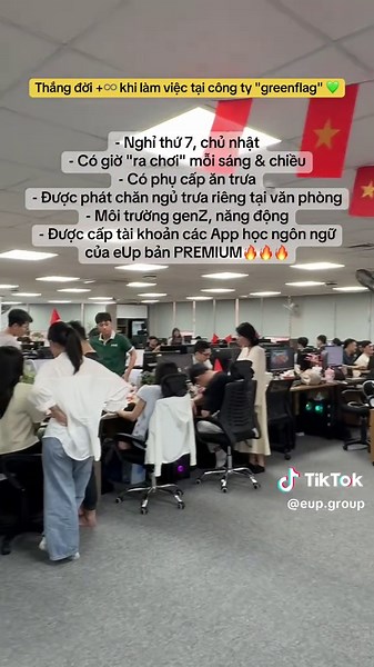 Thắng đời ♾️ khi làm việc tại công ty 'greenflag' 💚
