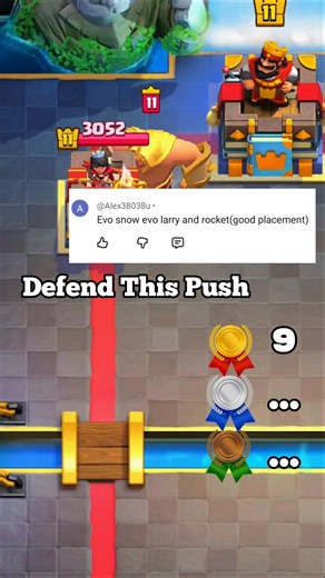 CAN YOU DEFEND THIS CHAMP GIANT PRINCE COMBO..?? 😬😶 #clashroyale #shorts