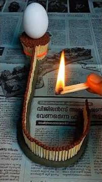 Amazing Matchstick Setup Experiment | For Learning Purpose Only